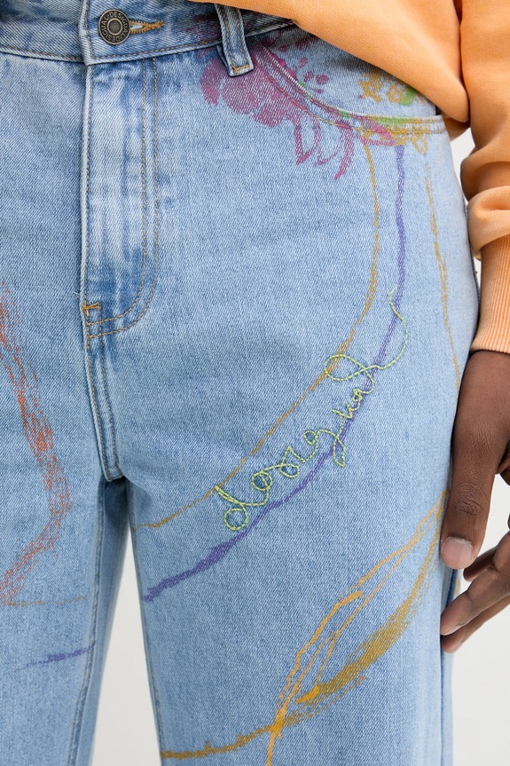 Desigual jeans PAU blu 25WMDD01