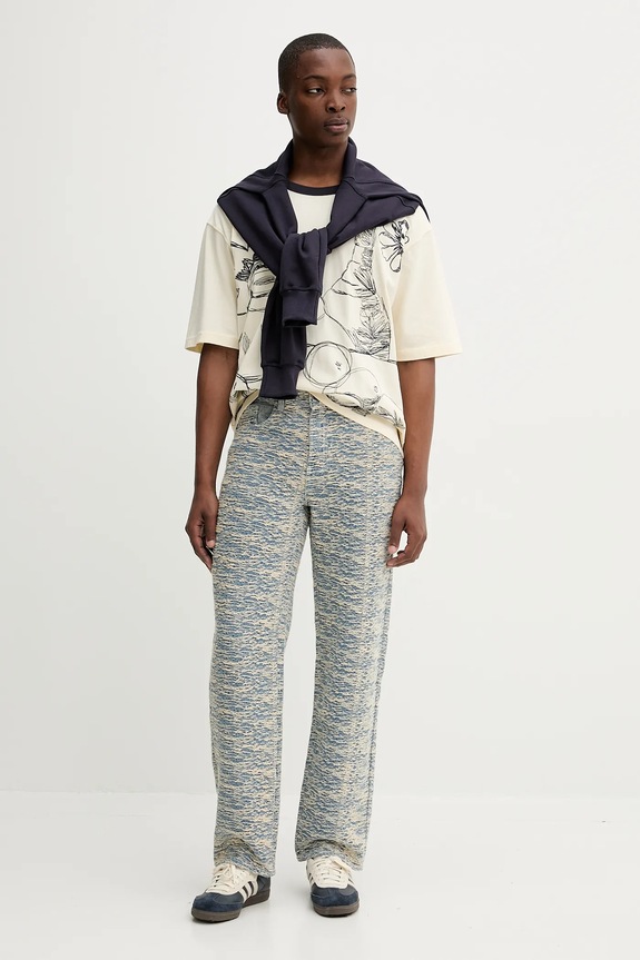 Τζιν παντελόνι Desigual FANCYTW 25WMDD03 μπλε AW25