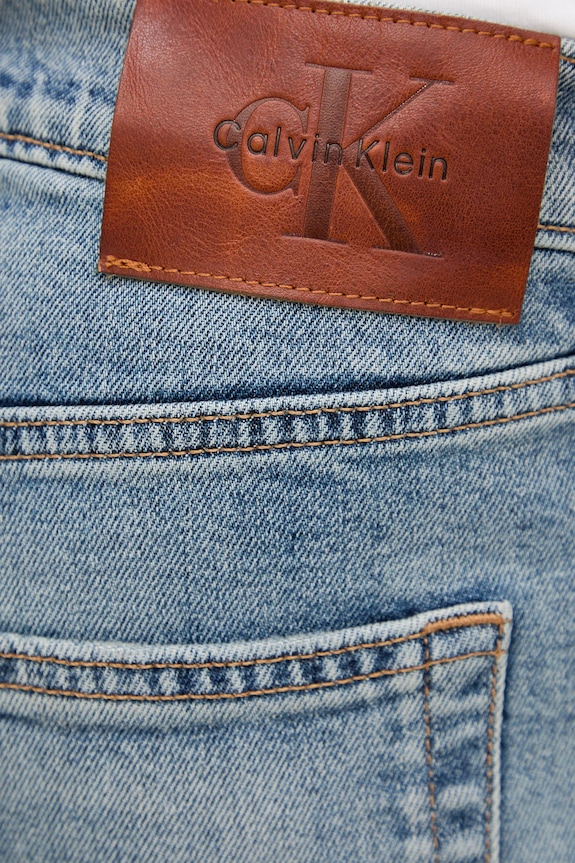 Rifle Calvin Klein Jeans modrá LV04RD703G