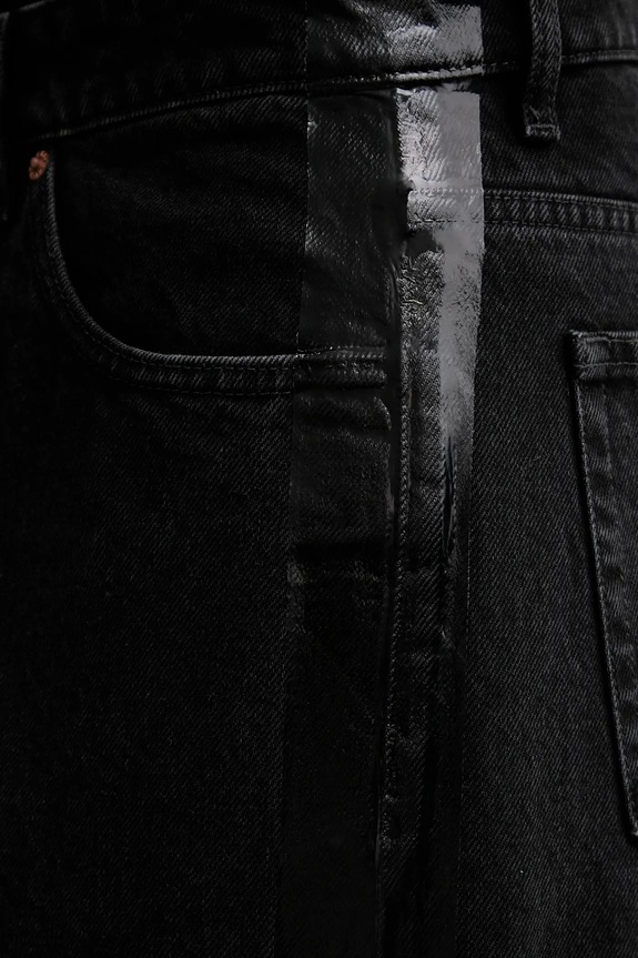 MM6 Maison Margiela jeans negru SH2LA0035.S30743.972