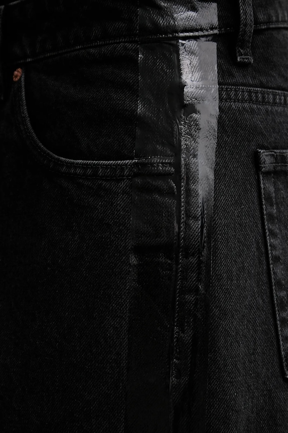 MM6 Maison Margiela jeans negru SH2LA0035.S30743.972