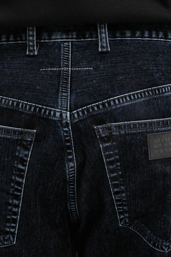MM6 Maison Margiela jeansy granatowy SH2LA0042.M30039.900