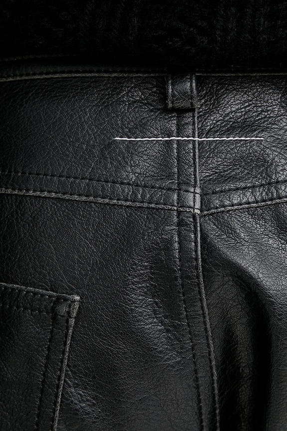 MM6 Maison Margiela nadrág fekete SH2LA0045.M35455.900