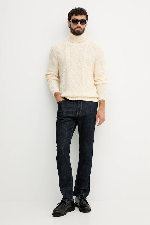 Tommy Hilfiger jeansy MW0MW40362 granatowy AW25