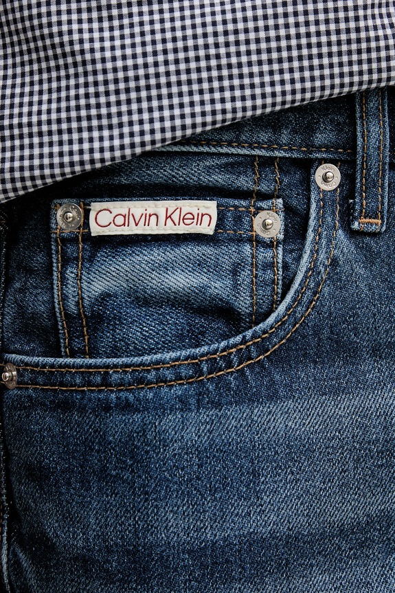 Τζιν παντελόνι Calvin Klein Jeans μπλε LV04RD722G