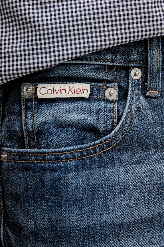 Τζιν παντελόνι Calvin Klein Jeans μπλε LV04RD722G