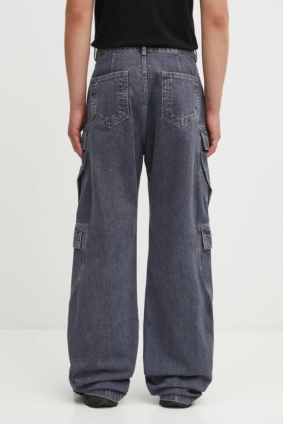 Ρούχα Τζιν παντελόνι Rick Owens DRKSHDW Double Cargo DU02E7361.DGY μπλε