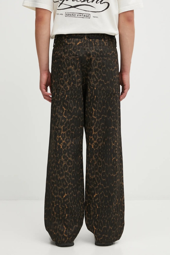 Îmbrăcăminte Andersson Bell jeans Crossover Carpenter Wide-Leg apa836m maro