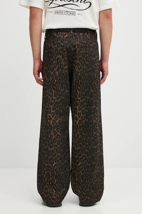 Îmbrăcăminte Andersson Bell jeans Crossover Carpenter Wide-Leg apa836m maro