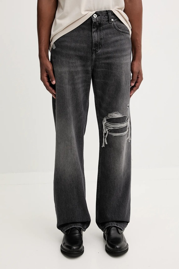 Rifle Karl Lagerfeld Jeans sivá A4M10066