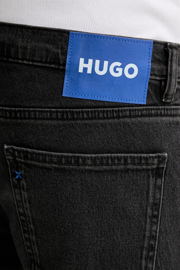 Kavbojke Hugo Blue Zane črna 50551968