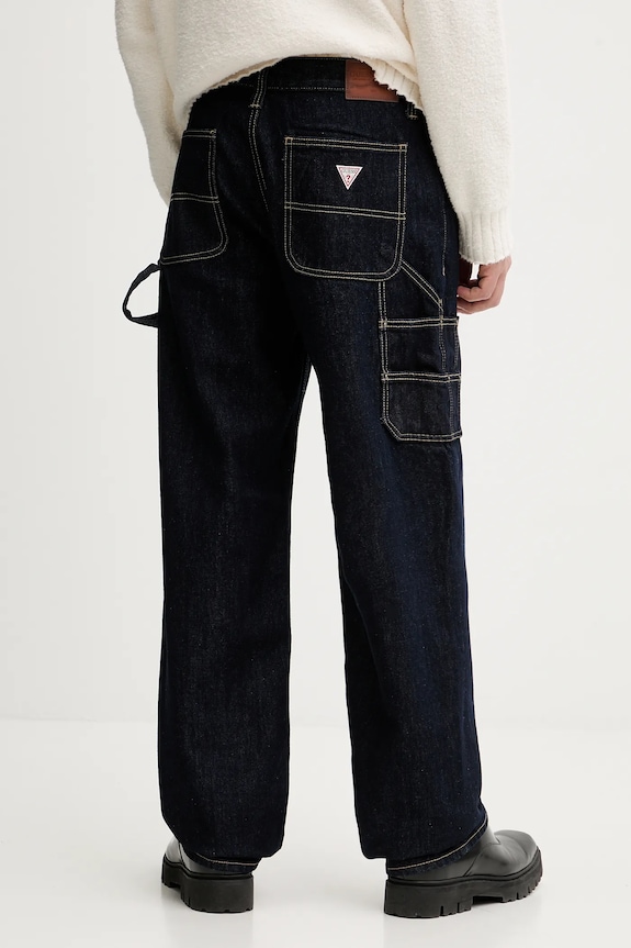 Ruházat Guess Jeans farmer M5BA0D.D5MK4 sötétkék