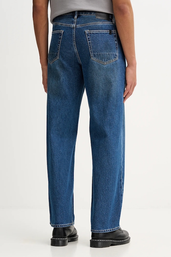 Odzież AllSaints jeansy MULLEN M001ED granatowy