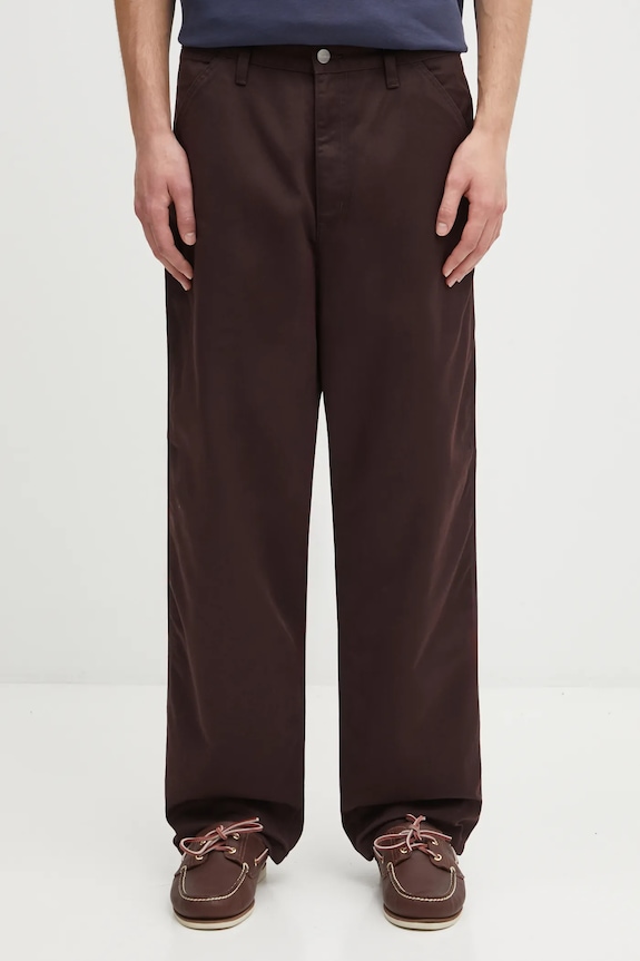 Džíny Carhartt WIP Simple Pant hnědá I034907.33H02