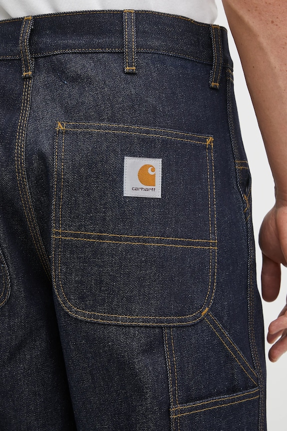 Traperice Carhartt WIP Single Knee Pant mornarsko plava I032024.101