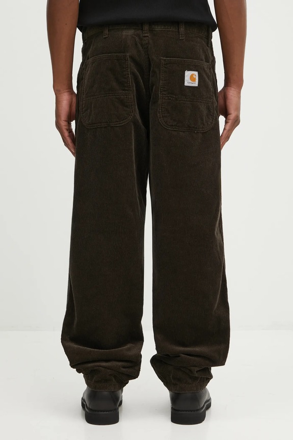 Odzież Carhartt WIP spodnie sztruksowe Simple Pant I027217.4702 zielony