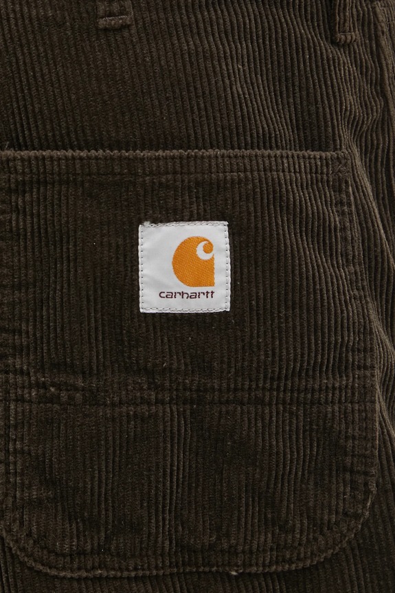 Carhartt WIP spodnie sztruksowe Simple Pant zielony I027217.4702