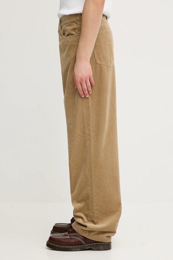 Памучен панталон Carhartt WIP Landon Pant I032297.8Y02 бежов AW25