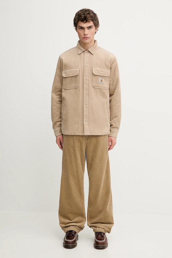 Памучен панталон Carhartt WIP Landon Pant I032297.8Y02 бежов