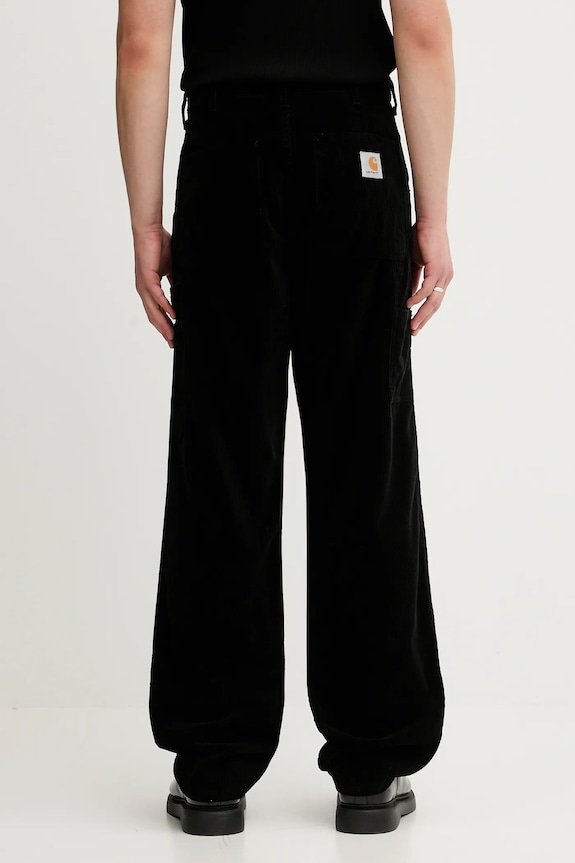 Odzież Carhartt WIP spodnie bawełniane Single Knee Pant I028627.8902 czarny