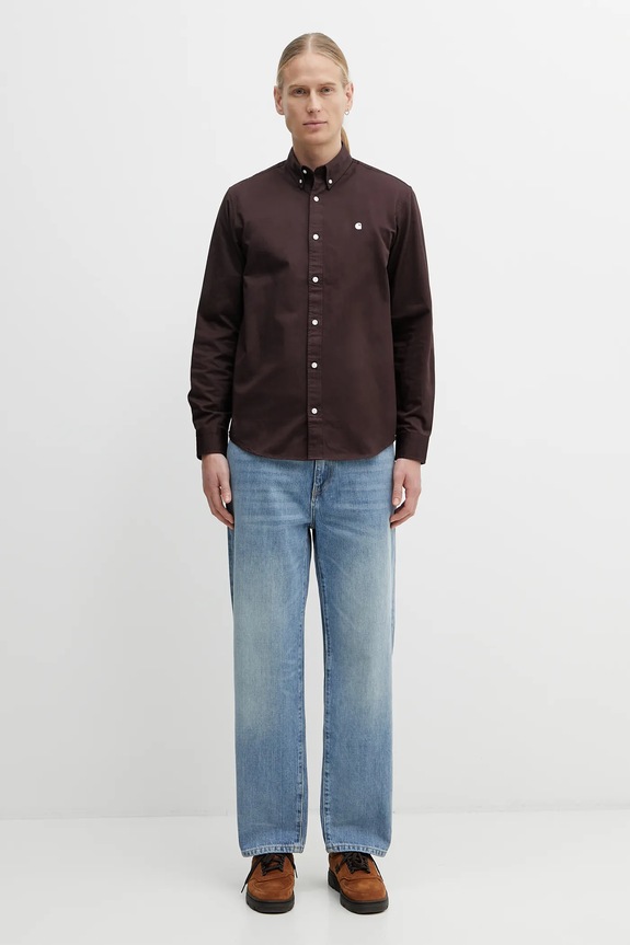Τζιν παντελόνι Carhartt WIP Aaron Pant μπλε I035879.01UR