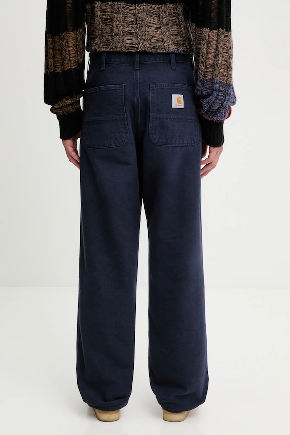 Clothing Carhartt WIP cotton trousers Simple Pant I035643.1C4O navy