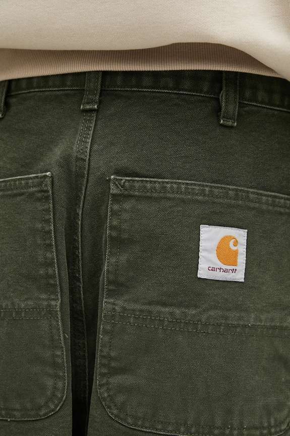 Carhartt WIP cotton jeans Single Knee Pant green I034798.494O