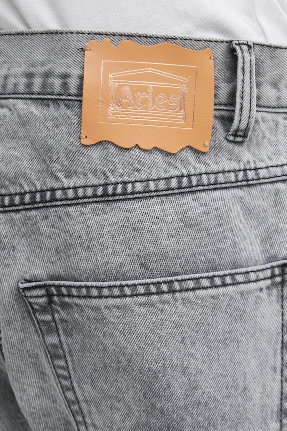 Aries jeansy Acid Wash szary AR3131304