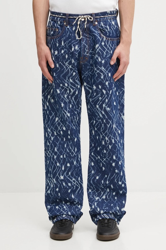 Aries jeans Laser Chain Mail Batten albastru AR3232304