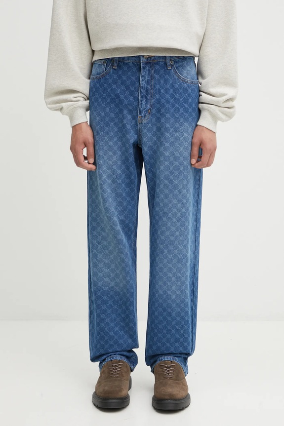 Daily Paper cotton jeans Amba Monogram blue 2411167
