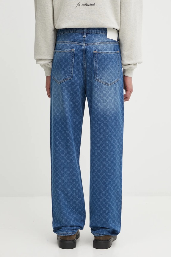 Clothing Daily Paper cotton jeans Amba Monogram 2411167 blue