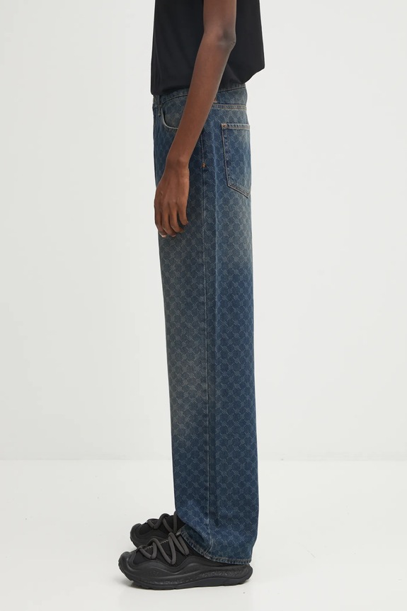 Daily Paper jeans Amba Monogram 2411141 albastru AW25