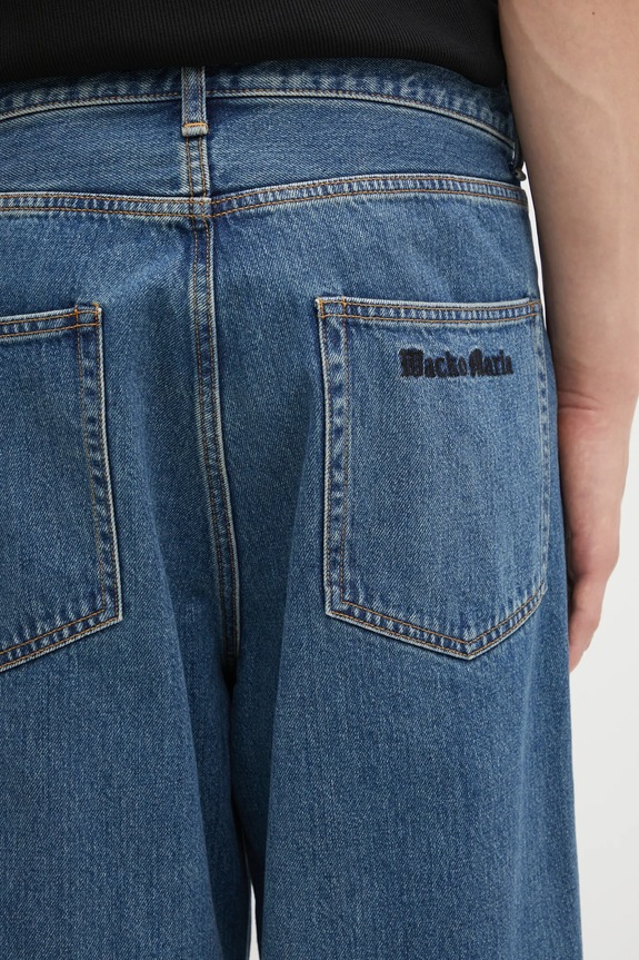 Τζιν παντελόνι Wacko Maria Denim Pants μπλε 25FW.WMP.PT03