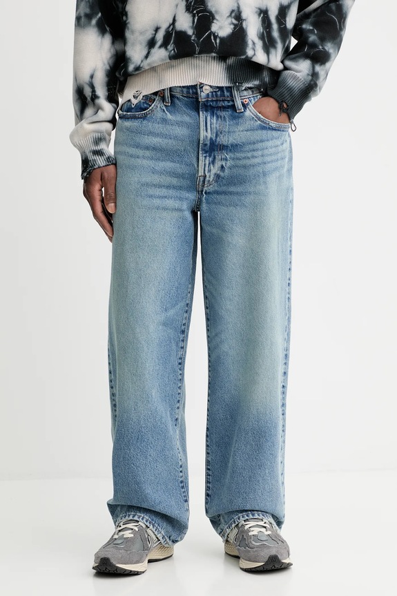 Abercrombie & Fitch jeans albastru KI131.5215.278