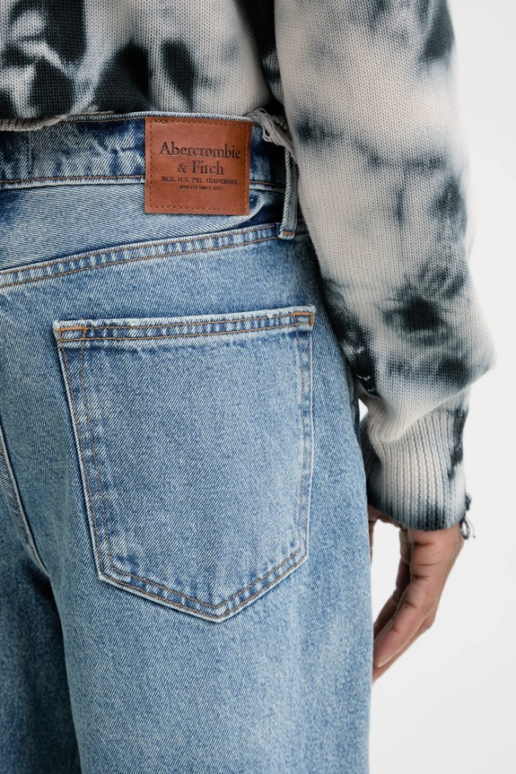 Abercrombie & Fitch jeans albastru KI131.5215.278