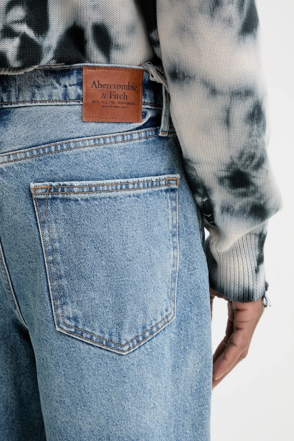 Abercrombie & Fitch jeans albastru KI131.5215.278