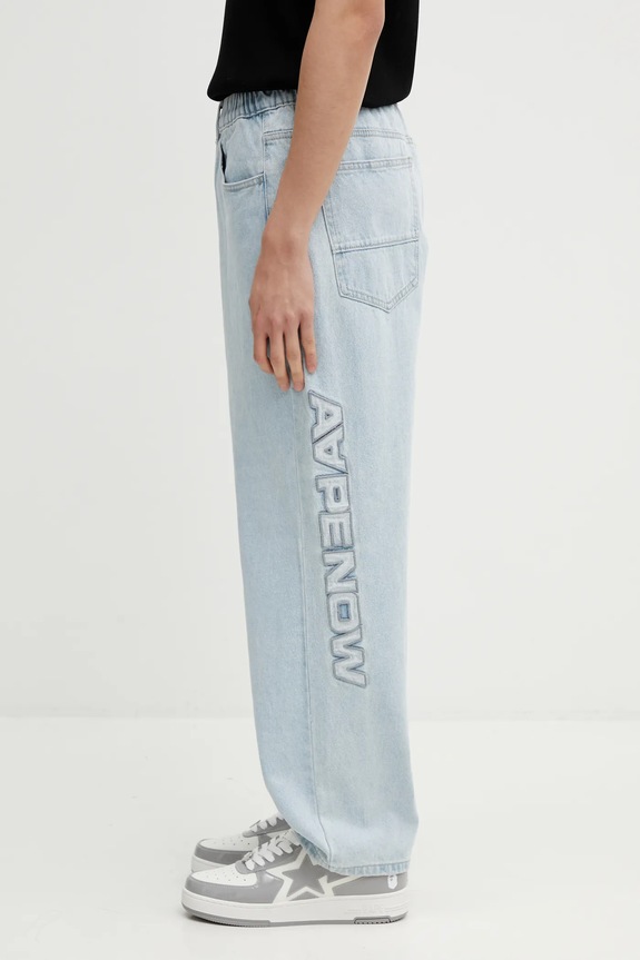AAPE jeansy AAPPTMC632XAP niebieski AW25