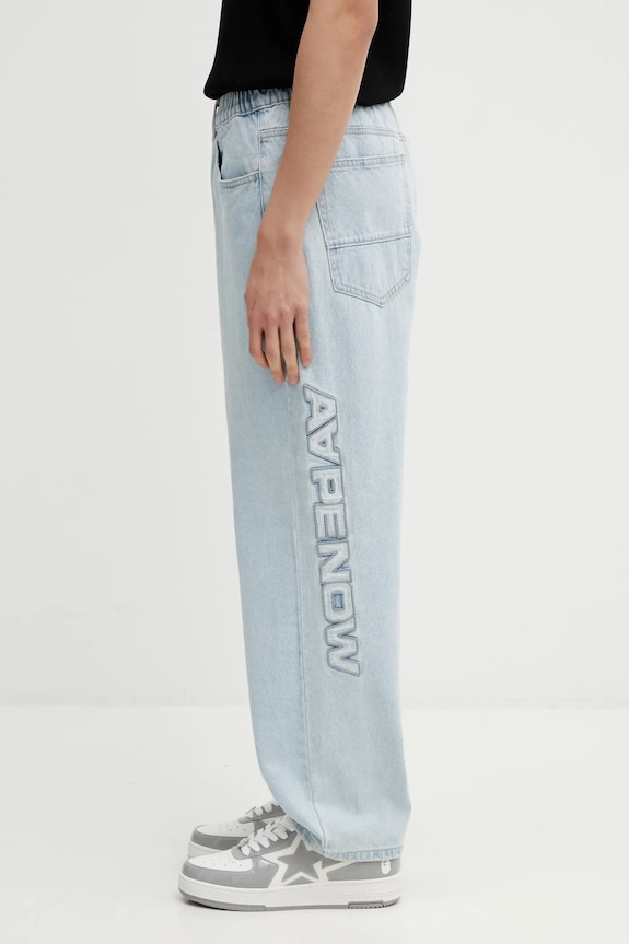 AAPE jeansy AAPPTMC632XAP niebieski AW25