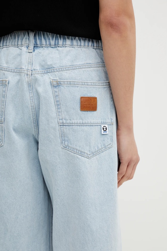 AAPE jeansy niebieski AAPPTMC632XAP