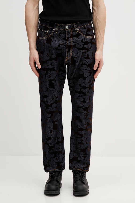 A Bathing Ape jeans Camo Flocked blue 001DPL801003M