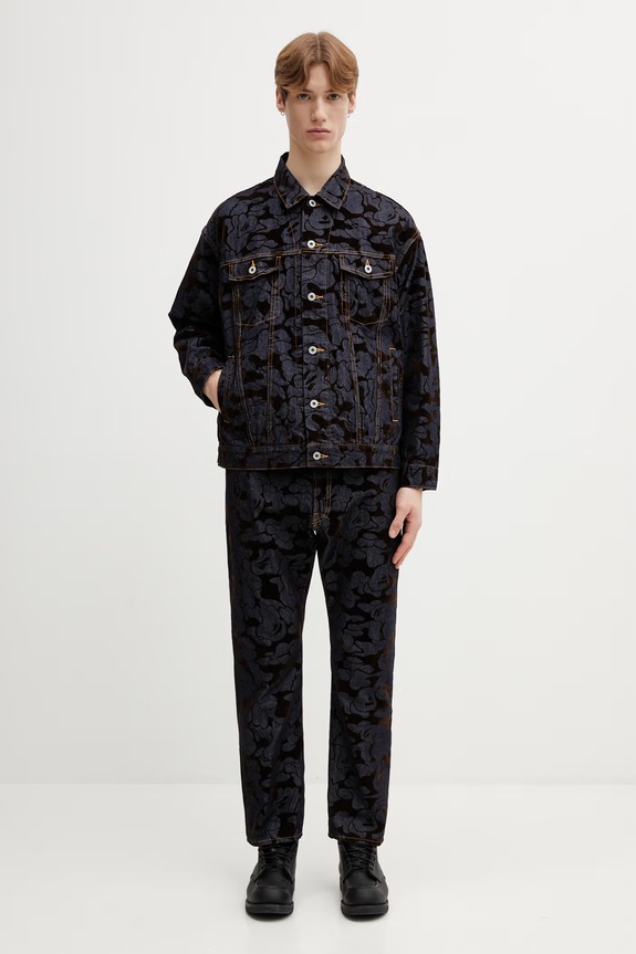 A Bathing Ape jeans Camo Flocked 001DPL801003M blue