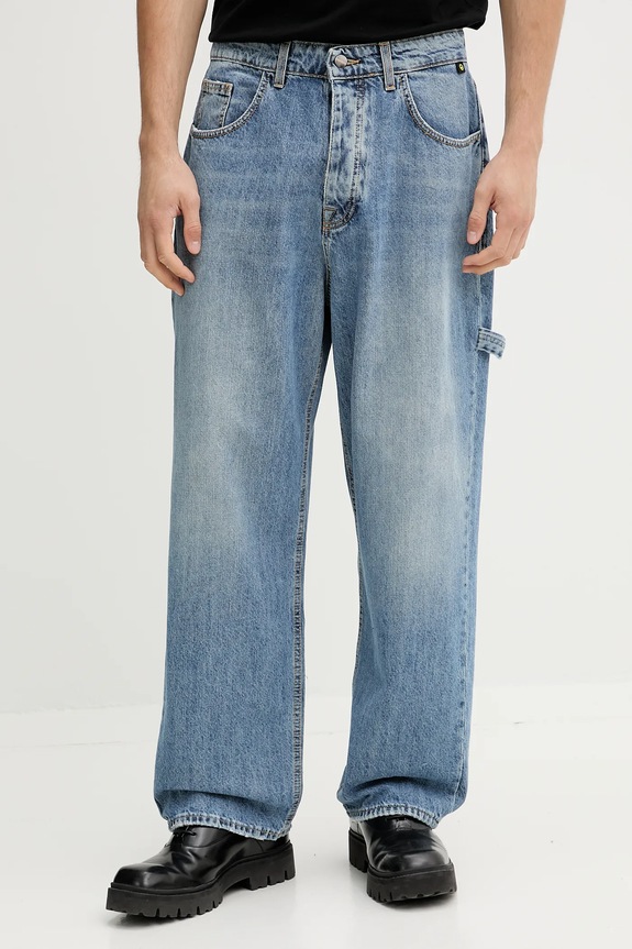 Barrow jeans F5BWUADP021 albastru AW25