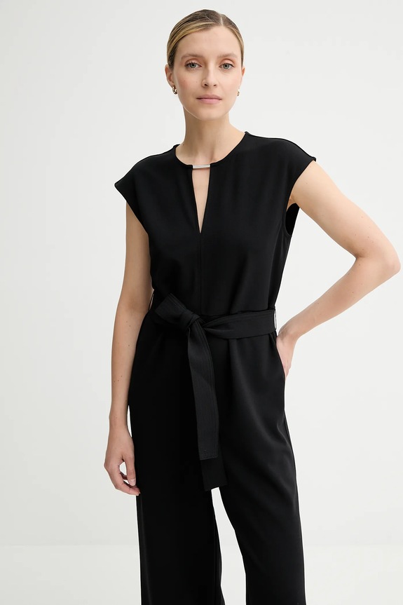 Ολόσωμη φόρμα Calvin Klein μαύρο LV044C066G