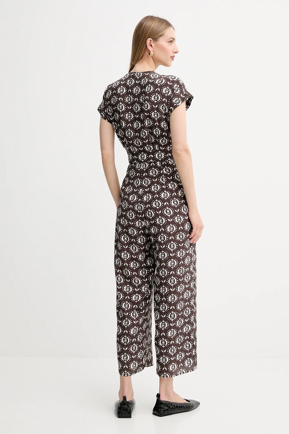 Odzież Weekend Max Mara kombinezon jedwabny ARIZONA 2525246021600 brązowy