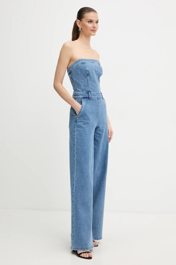 Guess kombinezon jeansowy DONNA W5BD1F.D4LU0 granatowy AW25
