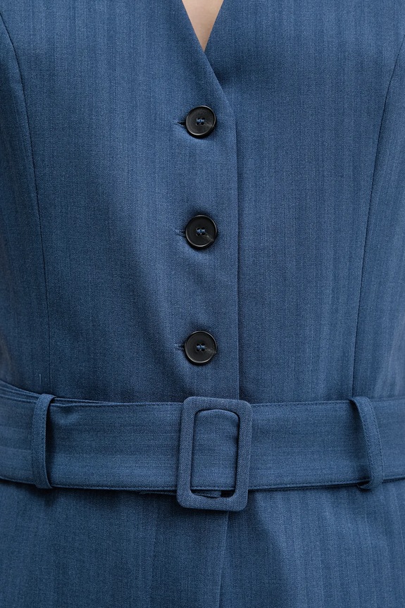 Kombinezon Sisley 41NDLT00P plava