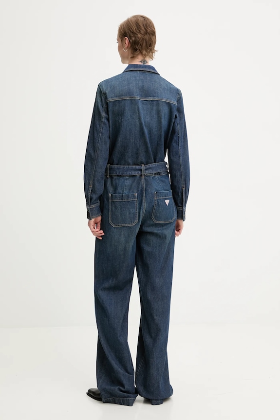 Джинсовий комбінезон Guess Jeans W5BD97.D0026 блакитний AW25