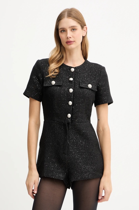 Bardot kombinezon casual czarny 60098PB