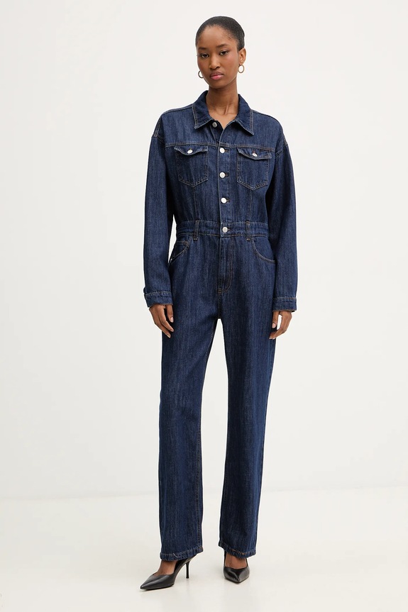 Ολόσωμη φόρμα τζιν Haveone μακρύ μπλε YGZ.P006