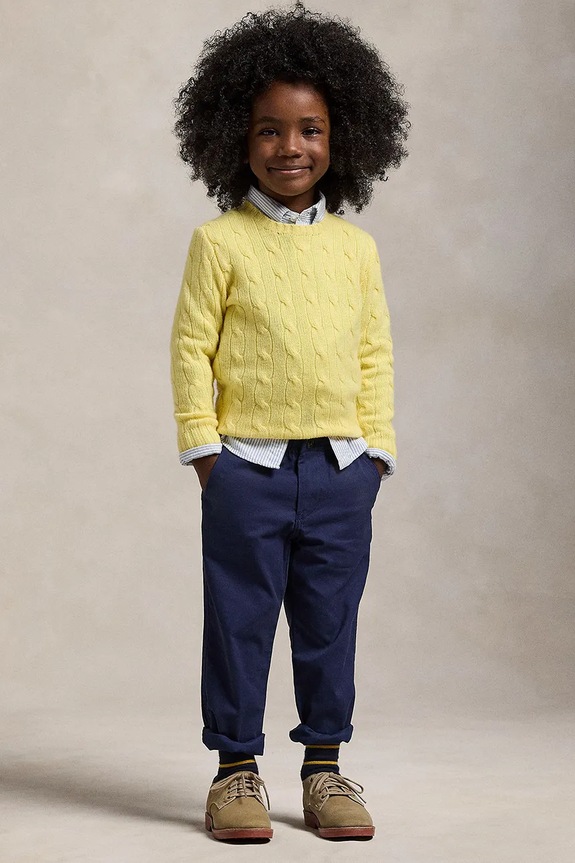 Polo Ralph Lauren spodnie bawełna granatowy 322855803002